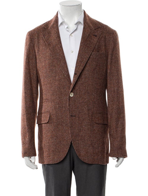 Brunello Cucinelli Plaid Print Blazer
