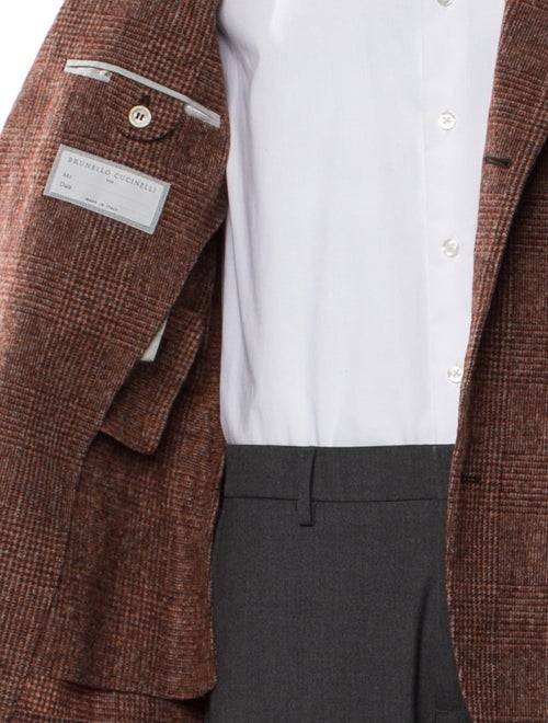 Brunello Cucinelli Plaid Print Blazer