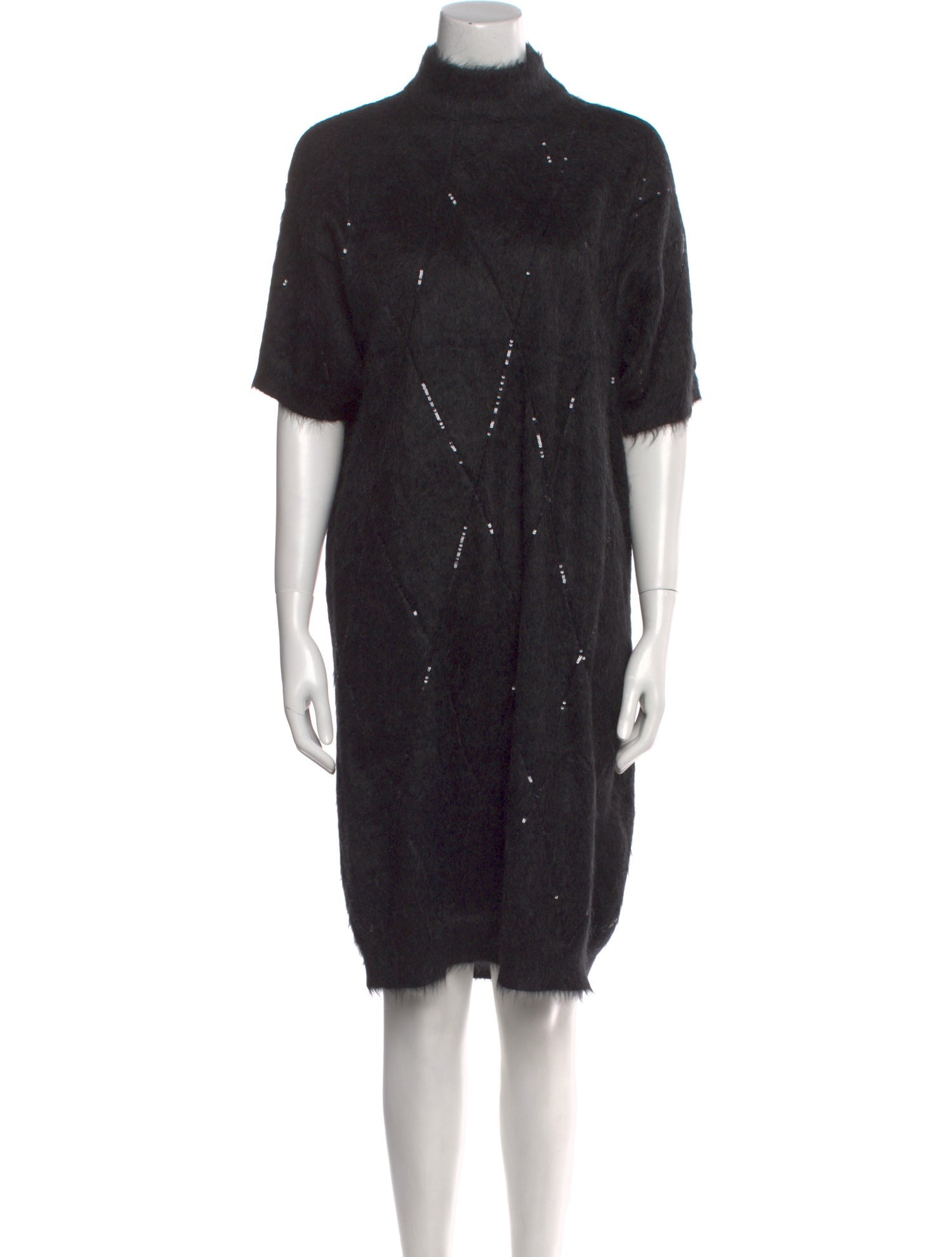 Brunello Cucinelli Turtleneck Knee-Length Dress w/ Tags