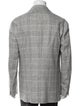 Brunello Cucinelli Silk Plaid Print Blazer