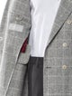 Brunello Cucinelli Silk Plaid Print Blazer