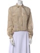 Brunello Cucinelli Long Sleeve Button-Up Top