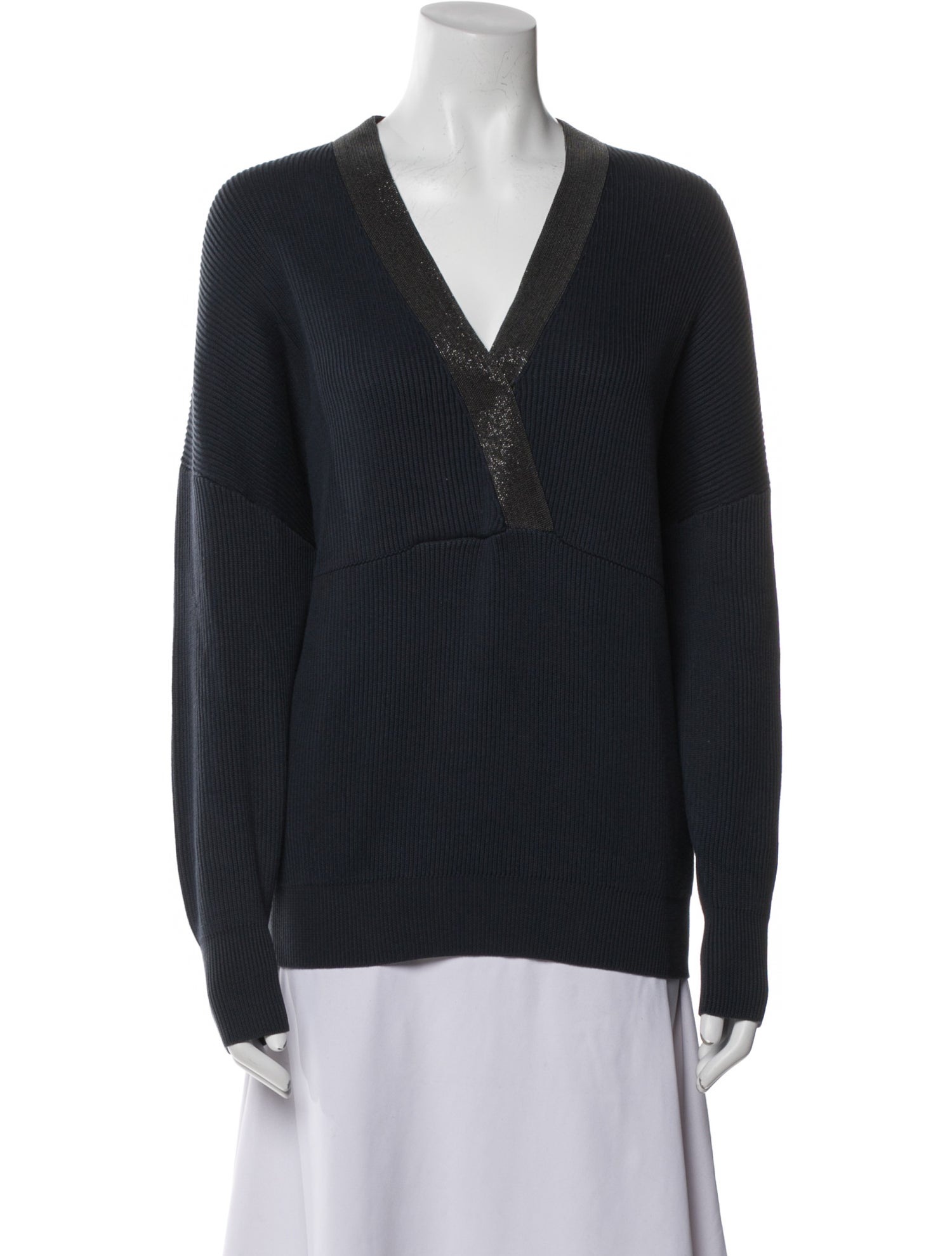 Brunello Cucinelli V-Neck Sweater w/ Tags