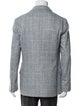 Brunello Cucinelli Silk Plaid Print Blazer