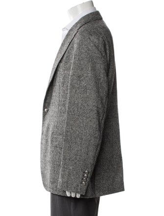 Brunello Cucinelli Plaid Print Blazer