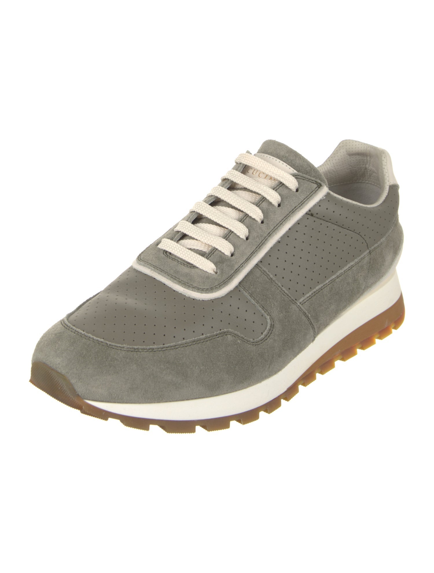 Brunello Cucinelli Leather Printed Sneakers