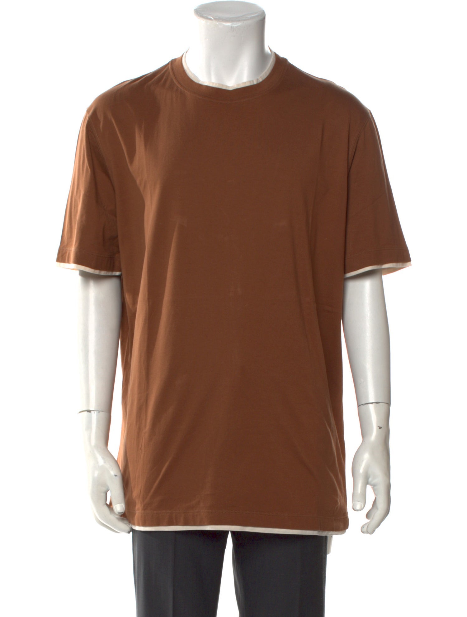Brunello Cucinelli Crew Neck Short Sleeve T-Shirt