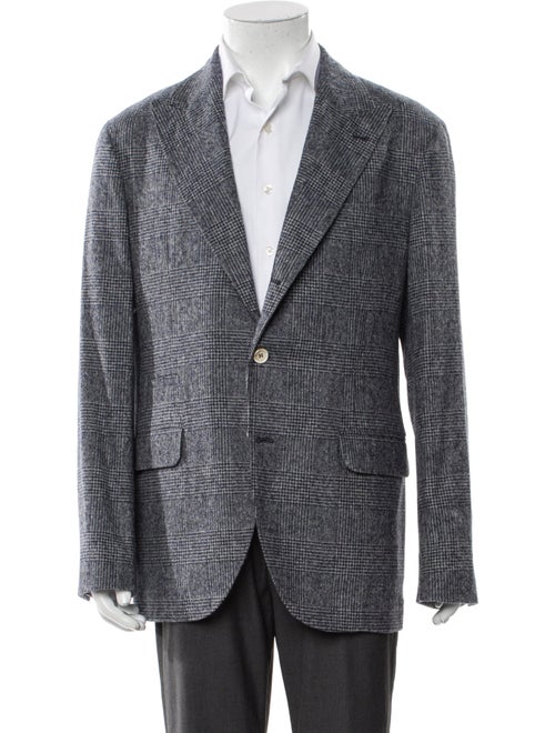 Brunello Cucinelli Plaid Print Blazer