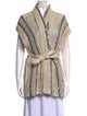 Brunello Cucinelli Striped V-Neck Sweater