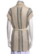 Brunello Cucinelli Striped V-Neck Sweater