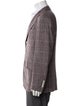Brunello Cucinelli Silk Plaid Print Blazer