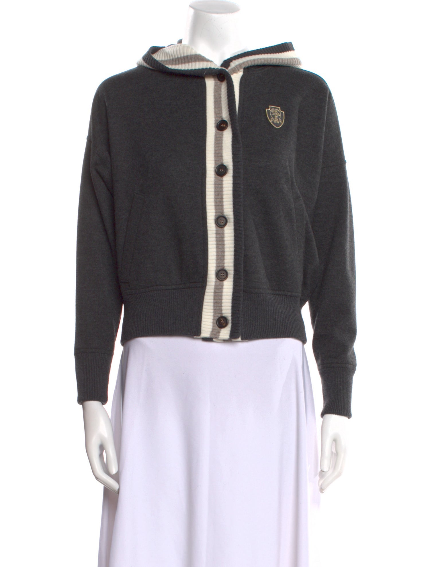 Brunello Cucinelli Cashmere Mock Neck Sweatshirt w/ Tags