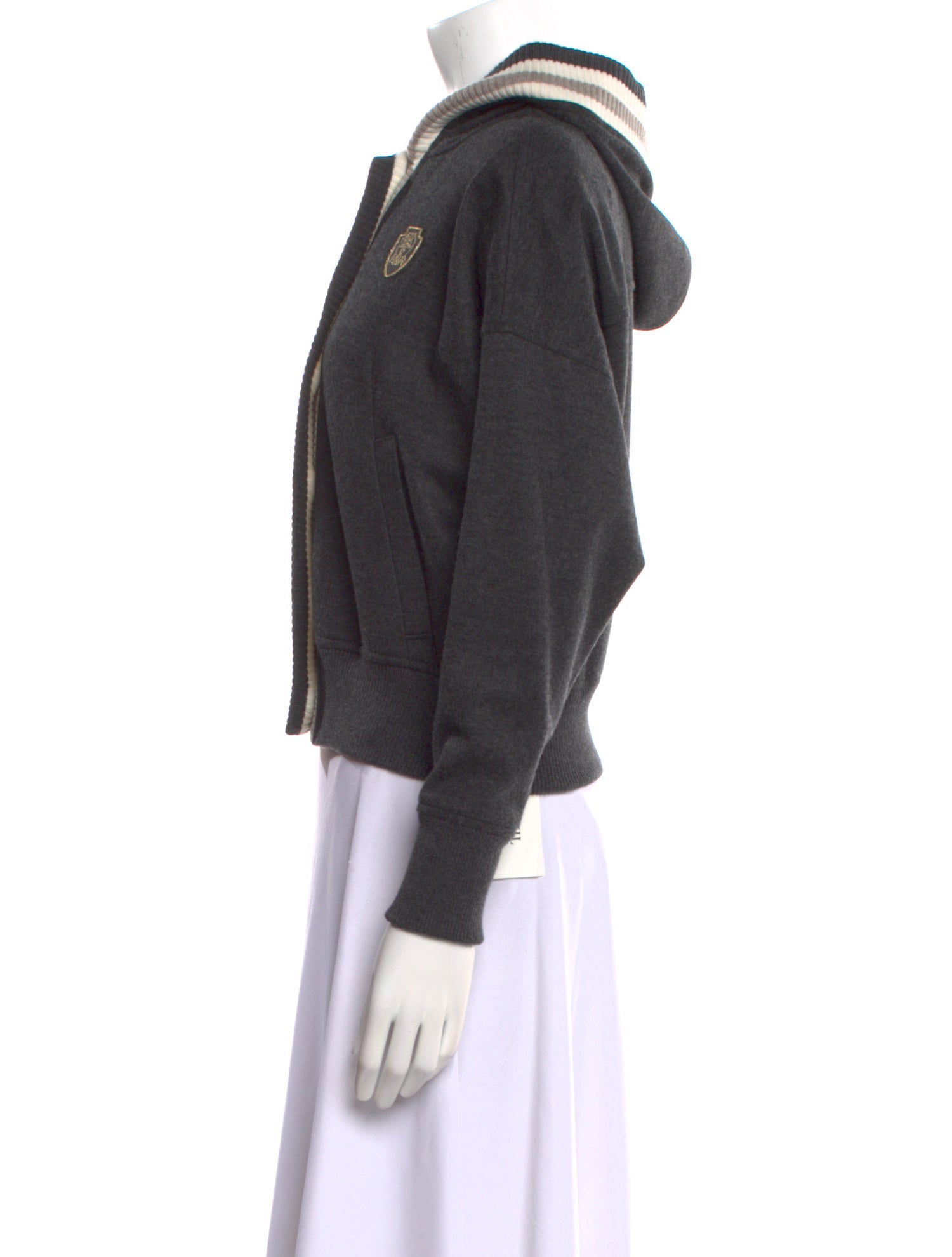 Brunello Cucinelli Cashmere Mock Neck Sweatshirt w/ Tags