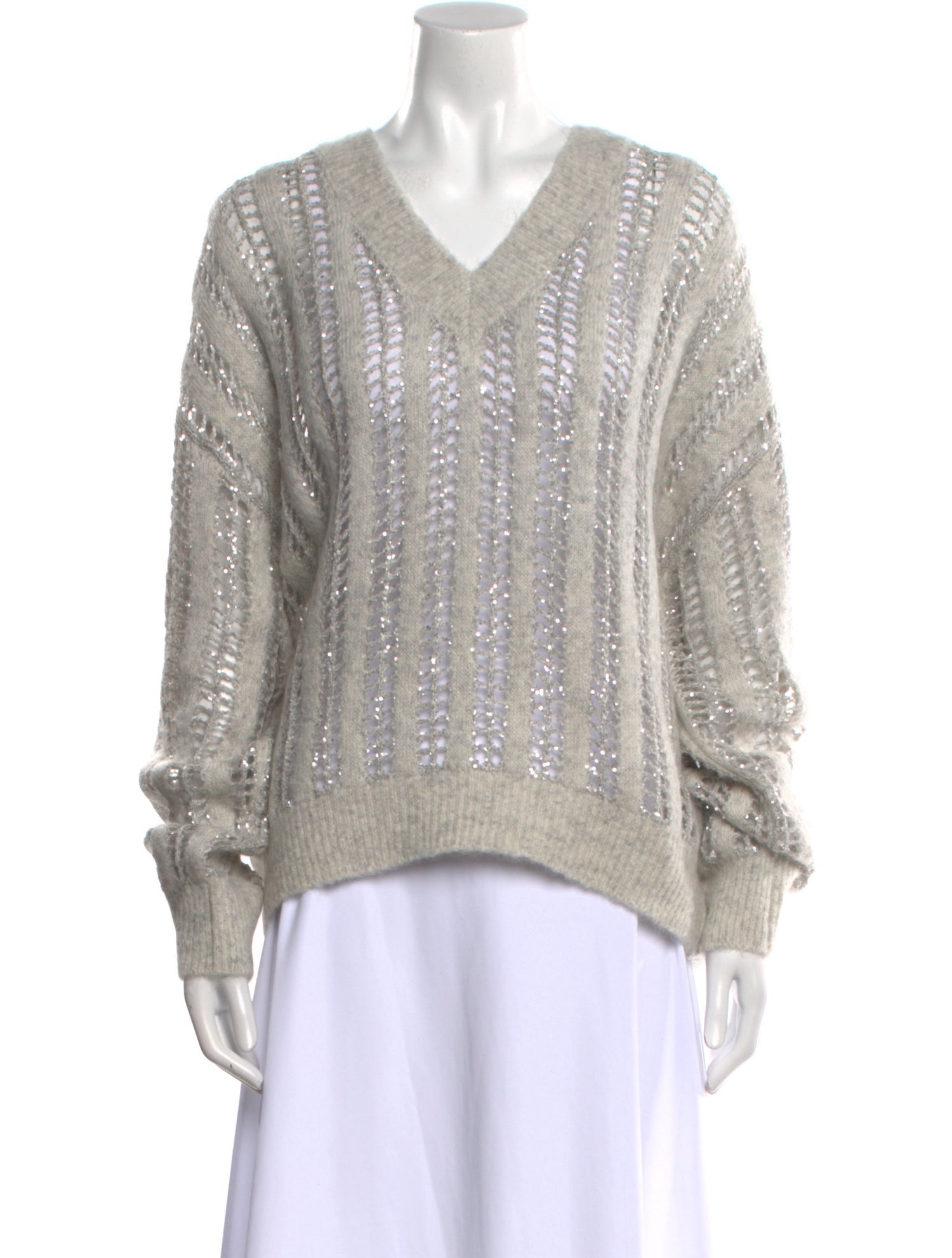 Brunello Cucinelli Wool V-Neck Sweater