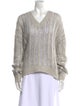 Brunello Cucinelli Wool V-Neck Sweater