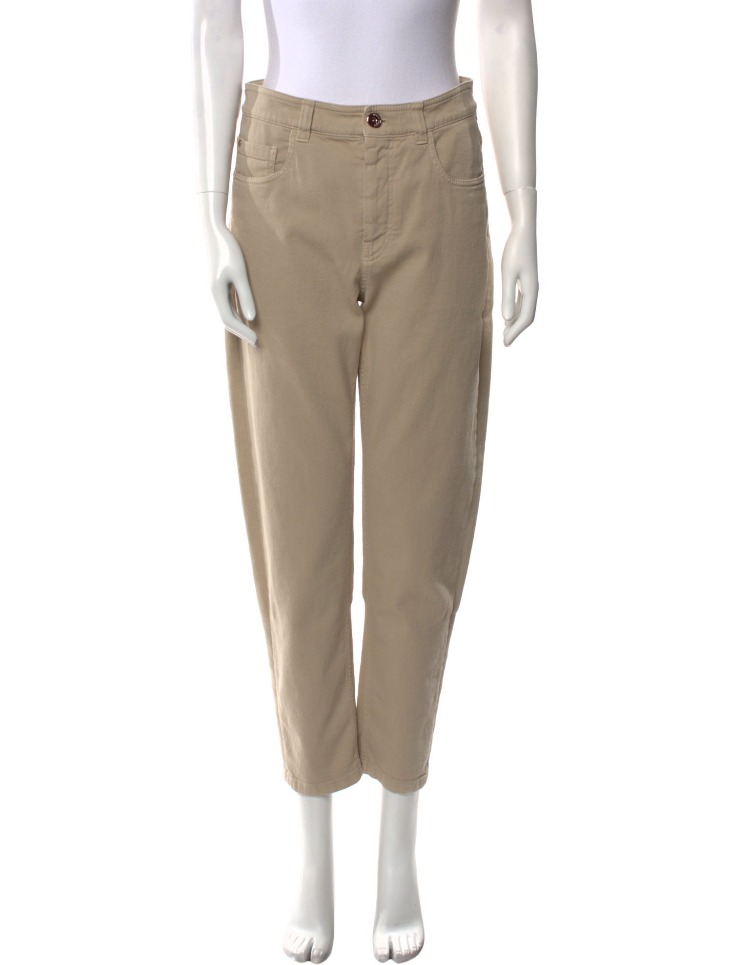 Brunello Cucinelli High-Rise Straight Leg Jeans w/ Tags