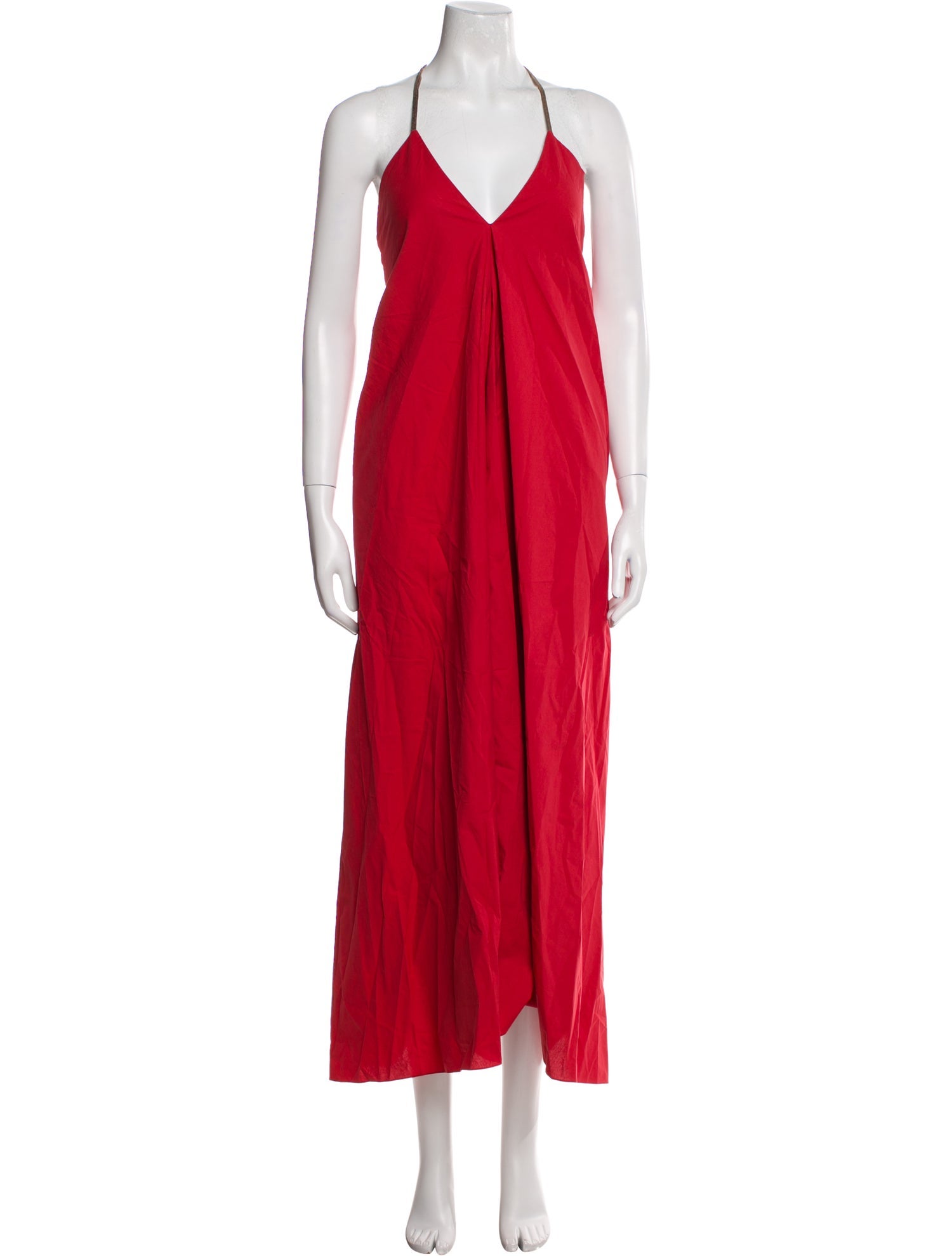 Brunello Cucinelli V-Neck Long Dress w/ Tags