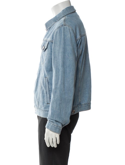Brunello Cucinelli Graphic Print Denim Jacket