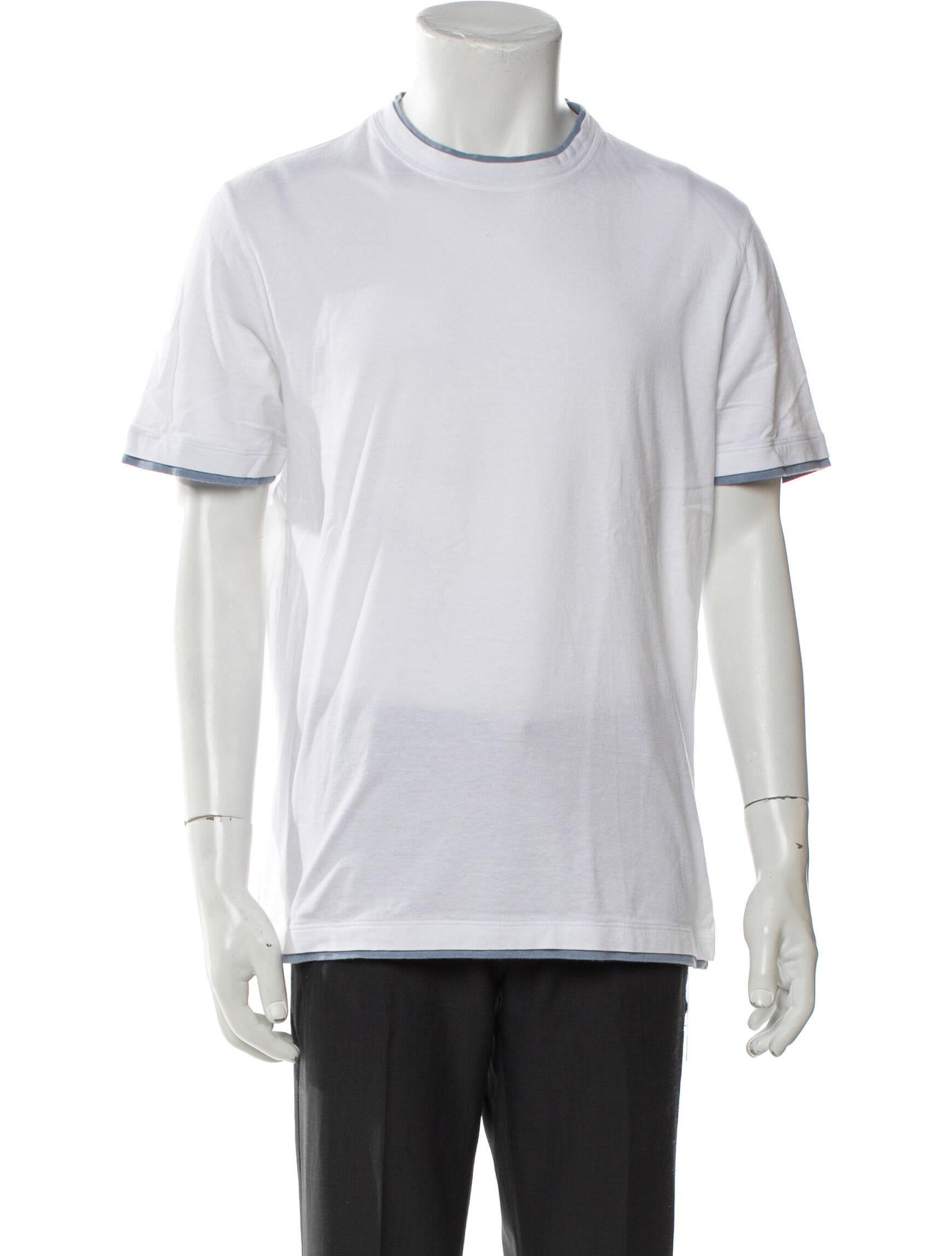 Brunello Cucinelli Crew Neck Short Sleeve T-Shirt