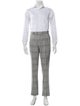 Brunello Cucinelli Silk Plaid Print Two-Piece Suit
