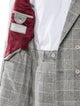 Brunello Cucinelli Silk Plaid Print Two-Piece Suit