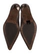 Brunello Cucinelli Leather Animal Print Mules