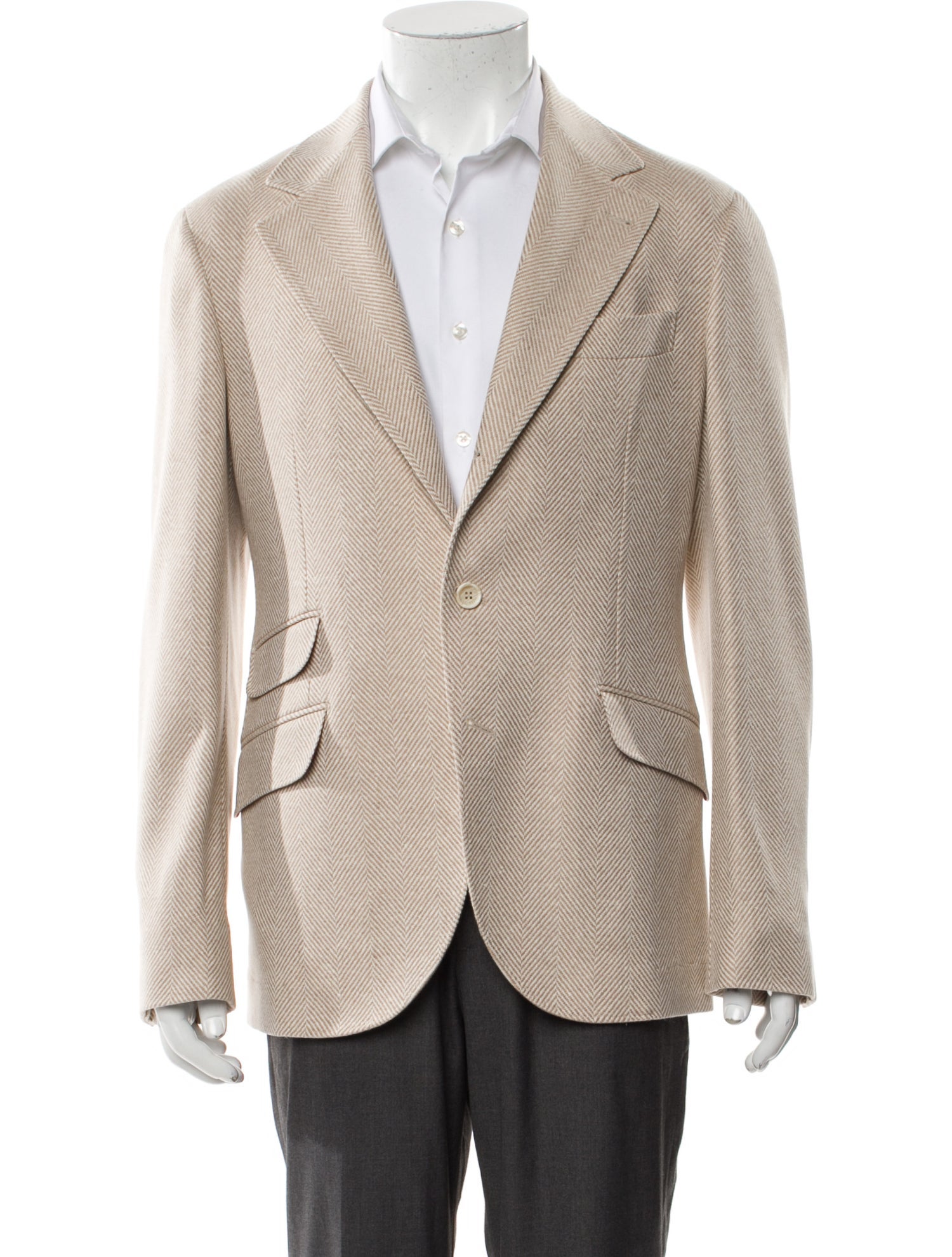 Brunello Cucinelli Wool Striped Sport Coat