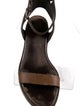 Brunello Cucinelli Monili Leather Sandals