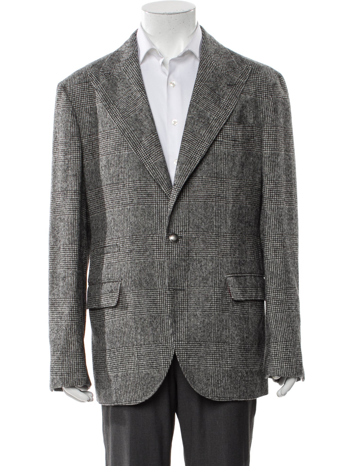 Brunello Cucinelli Plaid Print Sport Coat