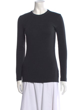 Brunello Cucinelli Crew Neck Long Sleeve Top