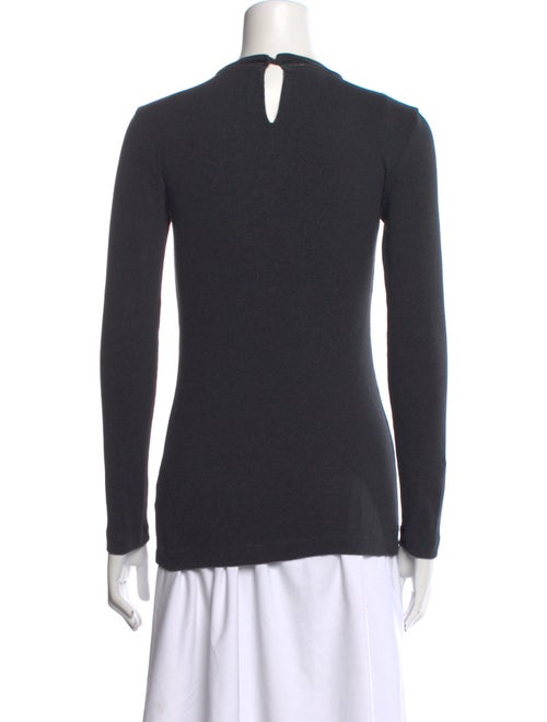 Brunello Cucinelli Crew Neck Long Sleeve Top