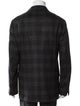 Brunello Cucinelli Silk Plaid Print Blazer