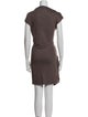 Brunello Cucinelli Wool Mini Dress