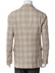 Brunello Cucinelli Silk Plaid Print Blazer