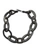 Brunello Cucinelli Horn & Monili Bead Link Collar Necklace