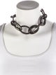 Brunello Cucinelli Horn & Monili Bead Link Collar Necklace