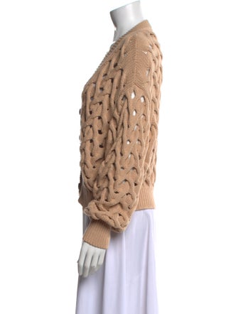 Brunello Cucinelli Patterned V-Neck Sweater