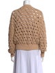 Brunello Cucinelli Patterned V-Neck Sweater