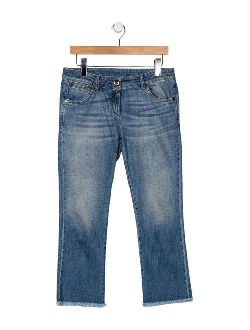 Brunello Cucinelli Mid-Rise Straight Leg Jeans