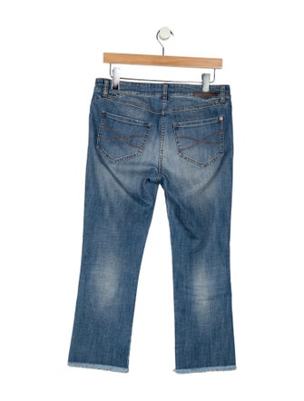 Brunello Cucinelli Mid-Rise Straight Leg Jeans