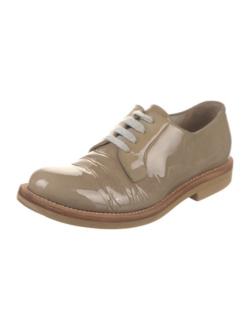 Brunello Cucinelli Monili Patent Leather Oxfords