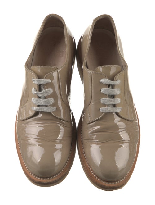 Brunello Cucinelli Monili Patent Leather Oxfords
