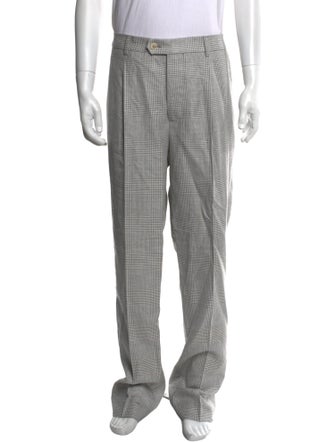 Brunello Cucinelli Plaid Print Pants