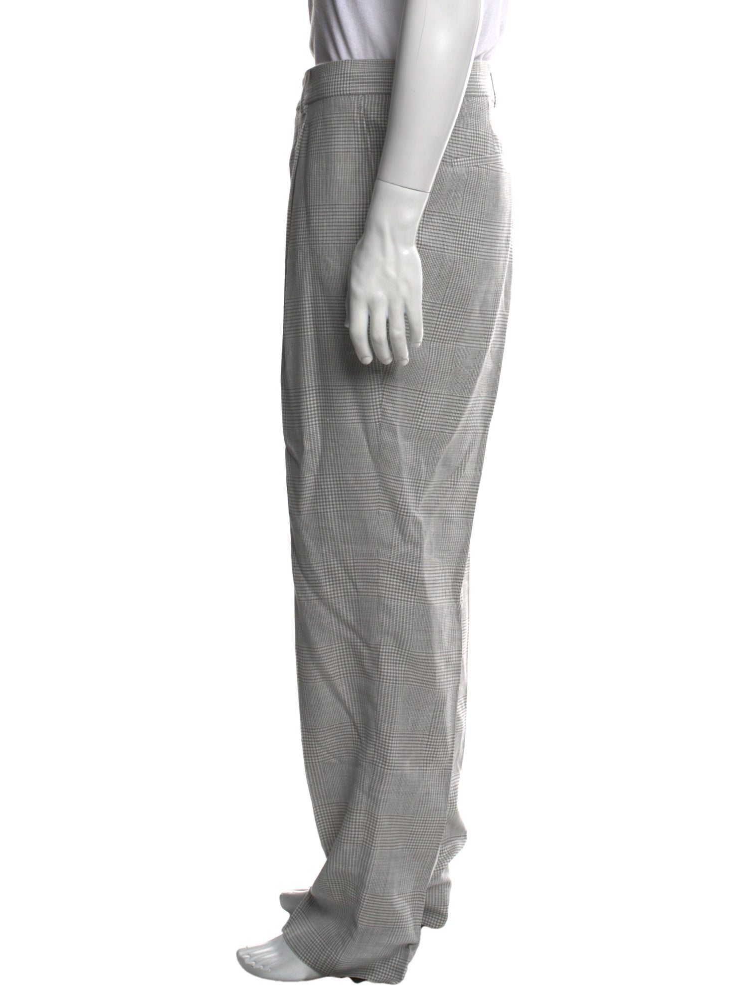 Brunello Cucinelli Plaid Print Pants