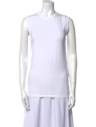 Brunello Cucinelli Crew Neck Sleeveless Top