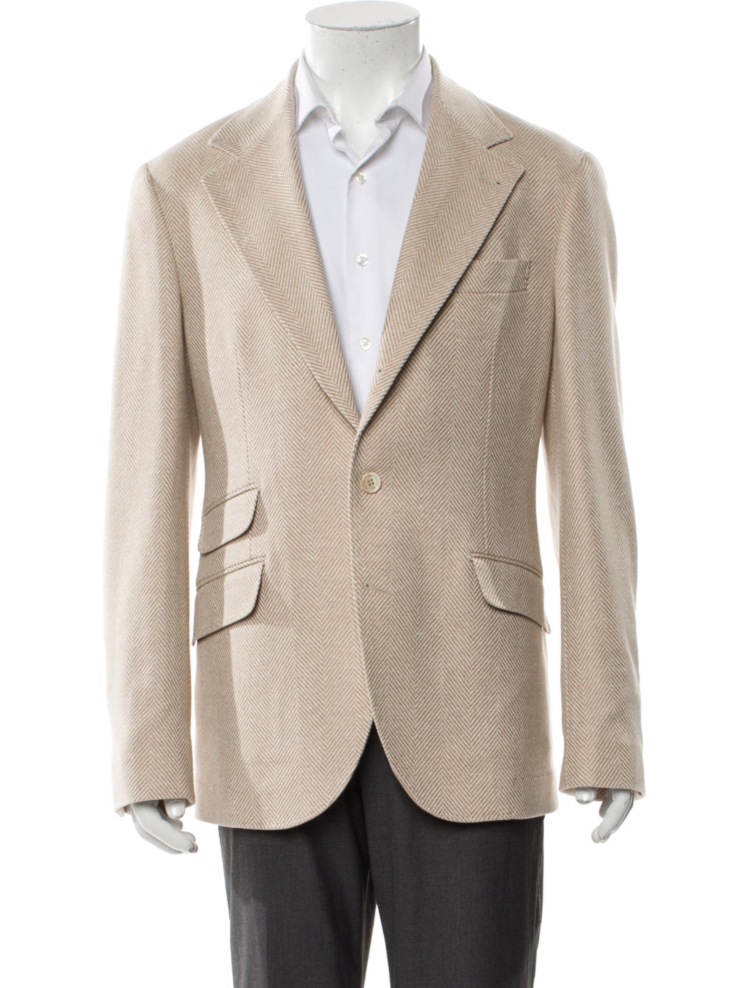 Brunello Cucinelli Wool Striped Sport Coat