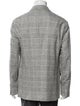 Brunello Cucinelli Silk Plaid Print Sport Coat