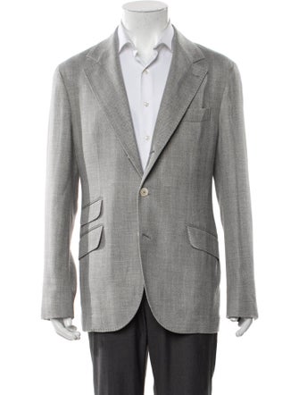 Brunello Cucinelli Wool Striped Sport Coat