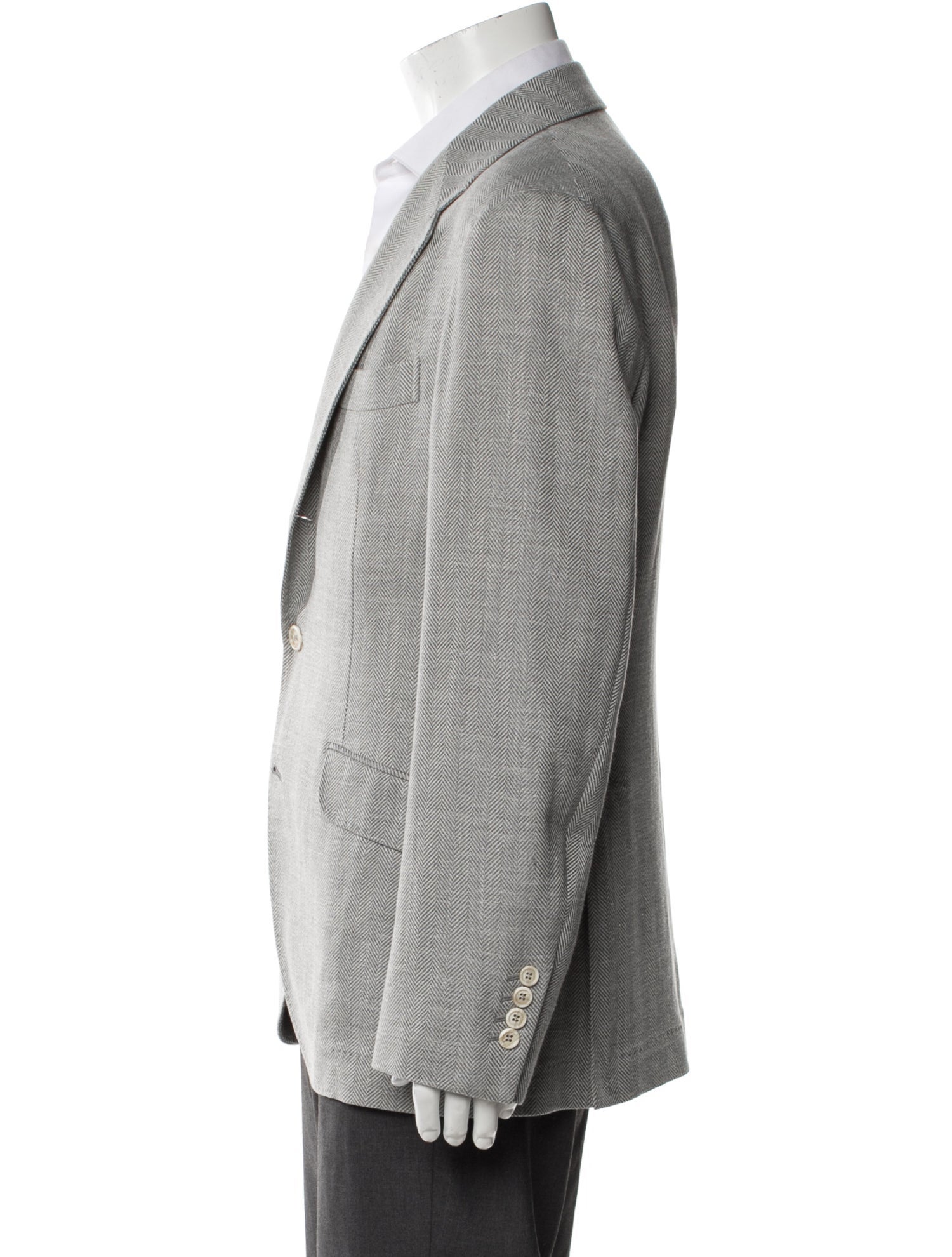 Brunello Cucinelli Wool Striped Sport Coat