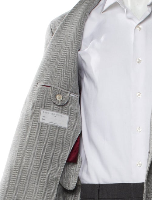 Brunello Cucinelli Wool Striped Sport Coat